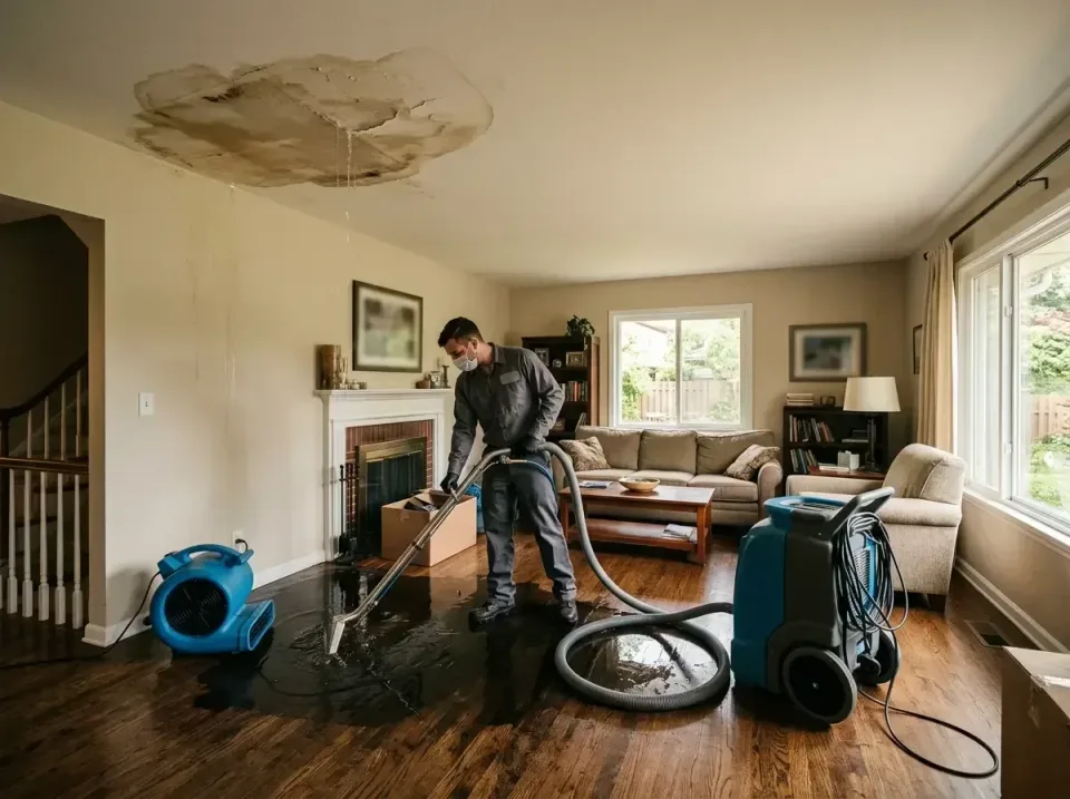 attic-pipe-burst-ceiling-drip-008 — frequently asked questions, Water Damage Restoration & Carpet Care in Hamilton, IL